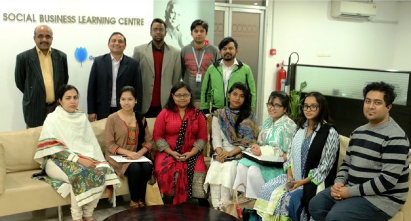 Introducing Grameen Telecom Trust Activities to Interns